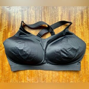 NWT Victorias Secret Lightweight Mesh Sports Bra, Size 36DD, black